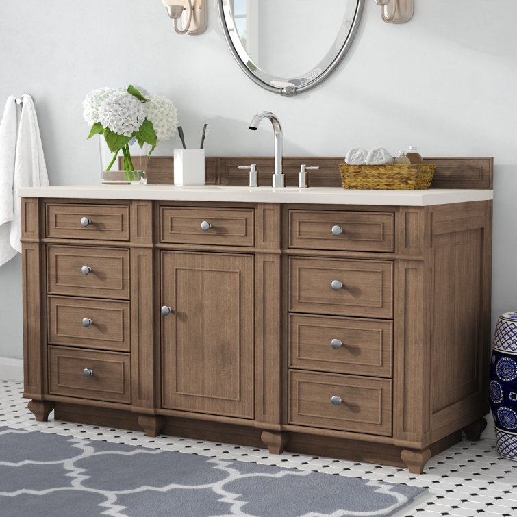 Alcott Hill® 60'' Freestanding Single Bathroom Vanity with Vanity Top & Reviews Wayfair